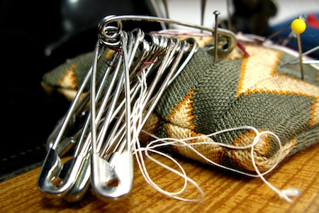 safety pins as a survival tool