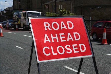 financial road closed financial road closed