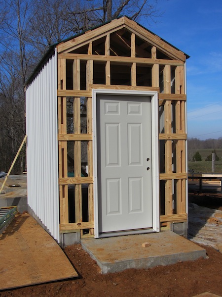 the door to the root cellar